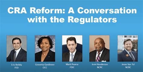 CRA Reform A Conversation With Regulators NCRC