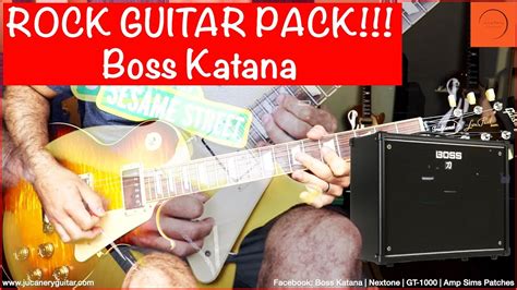 BOSS KATANA ROCK GUITAR TONES 6 Patches YouTube