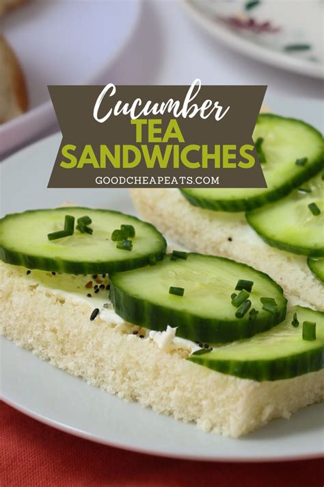 Cucumber And Cream Cheese Sandwiches Good Cheap Eats