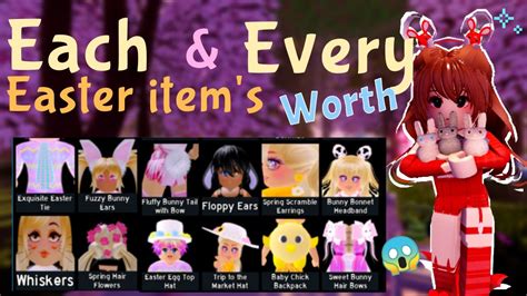 What Are Royale High Easter Items REAL Worth And Value YouTube