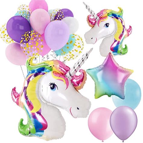 BALONY zestaw na urodziny JEDNOROŻEC UNICORN 9207459934 Allegro pl