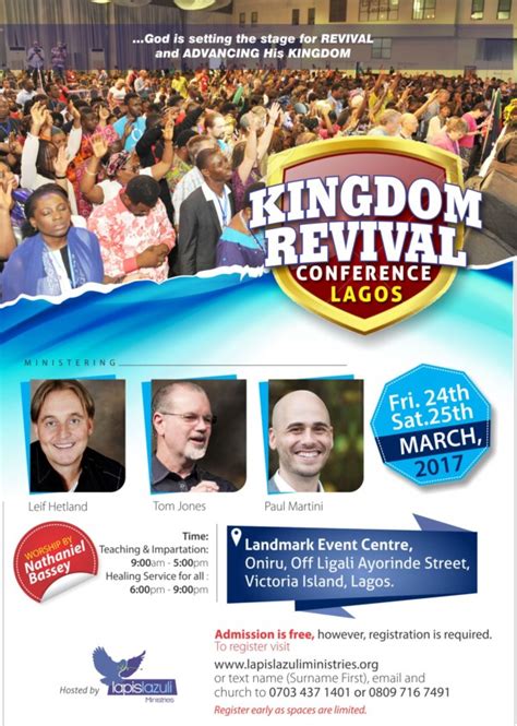 Lapis Lazuli Ministries Presents The Kingdom Revival Conference In