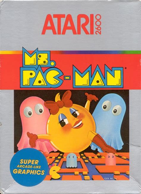 Ms Pac Man Cover Or Packaging Material MobyGames