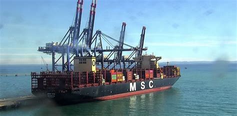 Msc Iva En Puerto Coronel Por Primera Vez Portalportuario