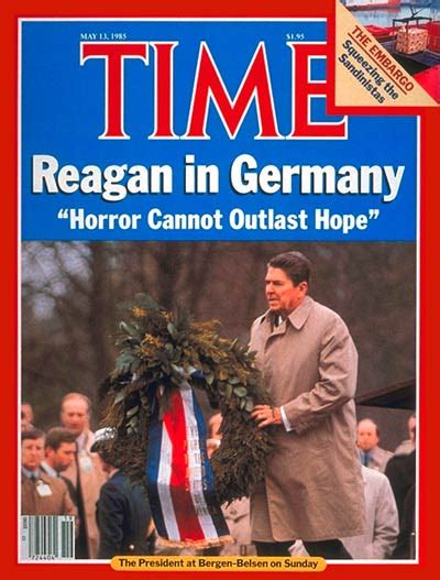 TIME Magazine Cover Ronald Reagan In Germany May 13 1985 Ronald