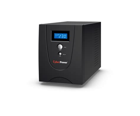 Ups เครื่องสำรองไฟฟ้า Cyber Power Value1200elcd 1200va 720watt Black