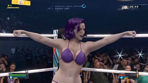 Wwe K Raven Vs Starfire Bikini Stink Face Ironwoman Youtube