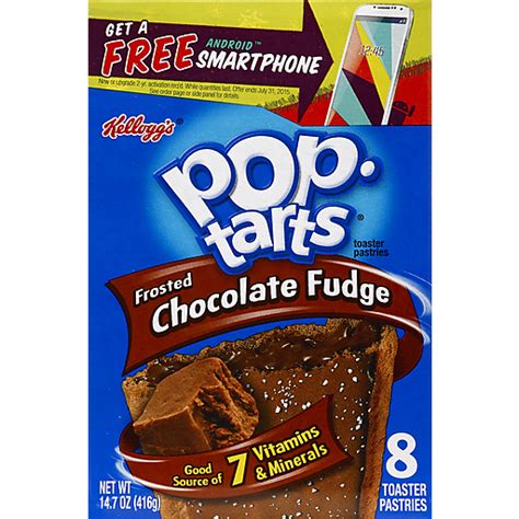 Kellogg S Pop Tarts Frosted Chocolate Fudge Flavor Toaster Pastries