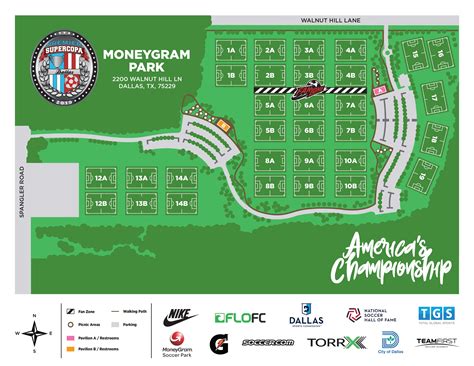 MoneyGram Soccer Park Map