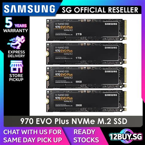 Samsung 970 Evo Plus Nvme M 2 Ssd Read Speed 3500mb S Write Speed 3300mb S 500gb 1tb 12buy