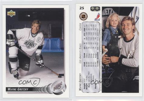 1992 93 Upper Deck 25 Wayne Gretzky Los Angeles Kings Hockey Card Ebay