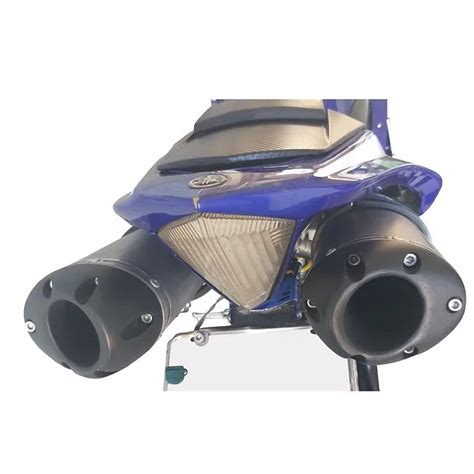 Ponteira Escapamento Esportivo Completo Da Moto Carbono Yamaha Yzf R