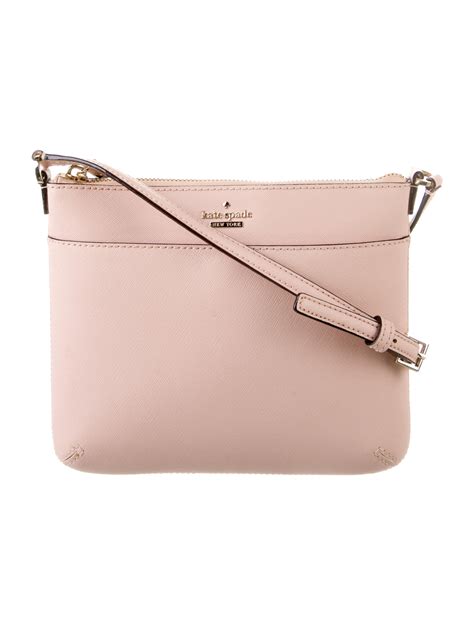 Kate Spade New York Leather Crossbody Bag Pink Crossbody Bags Handbags Wka293001 The Realreal