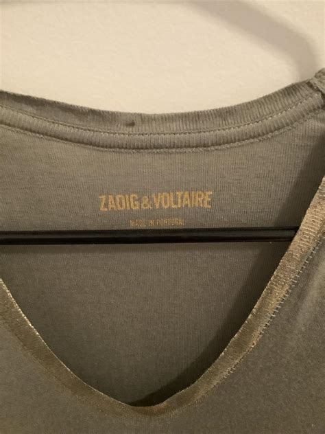 Zadig Voltaire Tank Size XS Very Soft Metallic Depop