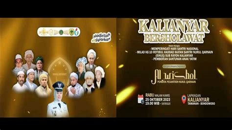 AL WISHOL BERSHOLAWAT Di Desa Kalianyar YouTube