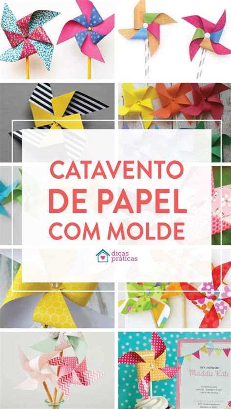 Catavento De Papel Molde Para Imprimir Dicas Pr Ticas