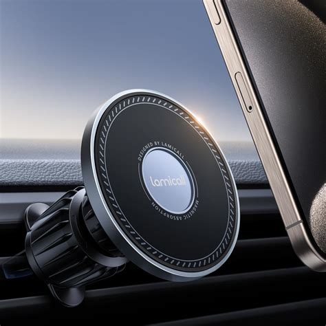 Amazon Lamicall Fits Magsafe Car Mount Magnetic Phone Holder For