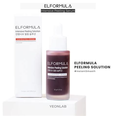 ELFORMULA Intensive Peeling Solution AHA BHA PHA Exfoliating Serum