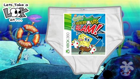 Lets Take A L00k At Spongebob Squarepants Underpants Slam Review Youtube