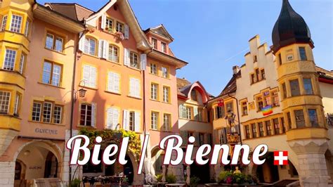 Biel Bienne Switzerland 4K The Capital Of Swiss Watchmaking YouTube