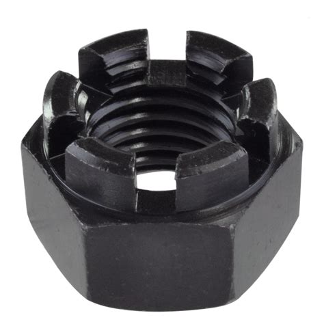 Din Hexagon Slotted Castle Metric Coarse Carbon Steel Nuts