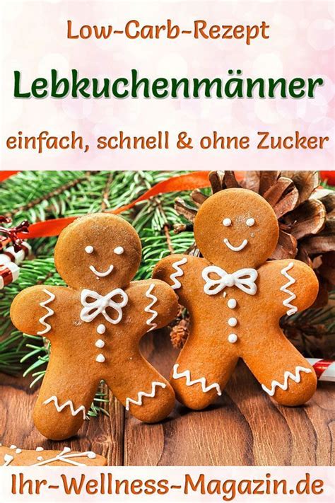 Low Carb Lebkuchenmänner Rezept Für Weihnachtsgebäck Ohne Zucker Gingerbread Cookies