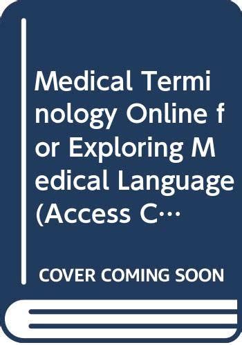 Amazon Medical Terminology Online For Exploring Medical Language Access Code Text Iterms