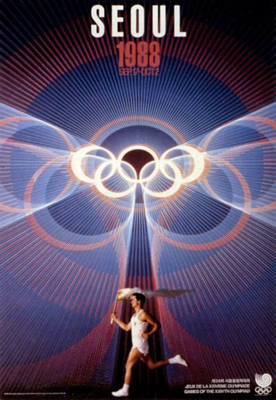 Poster Von Der Olympiade In Seoul 1988 The Korea Blog