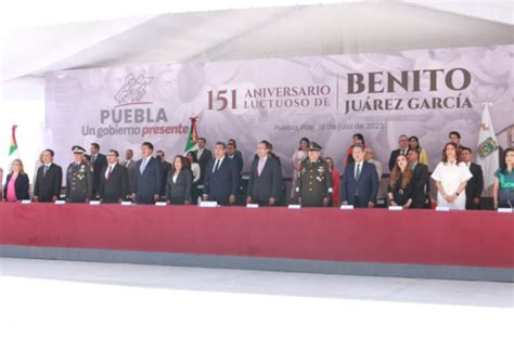 Encabeza Céspedes ceremonia por 151 aniversario luctuoso de Benito