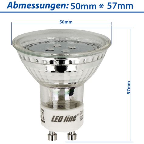 Led Strahler Gu10 1 Watt 80 Lumen Neutralweiß Kabika De