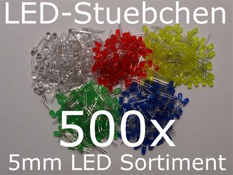 Mm Led Sortiment X St Ck St Ck Led Mm Set X