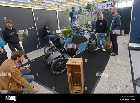 Max And Maleon Tilting Pedicab Load Carrying Trikes On Display At The