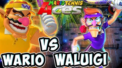 ABM Wario Vs Waluigi Mario Tennis ACES Gameplay Match HD