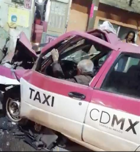 Taxista Se Queda Sin Frenos Y Choca Contra Un Muro De Contenci N