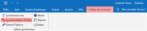 Anleitungen Programme E Mail Carddav Synchronisierung Von