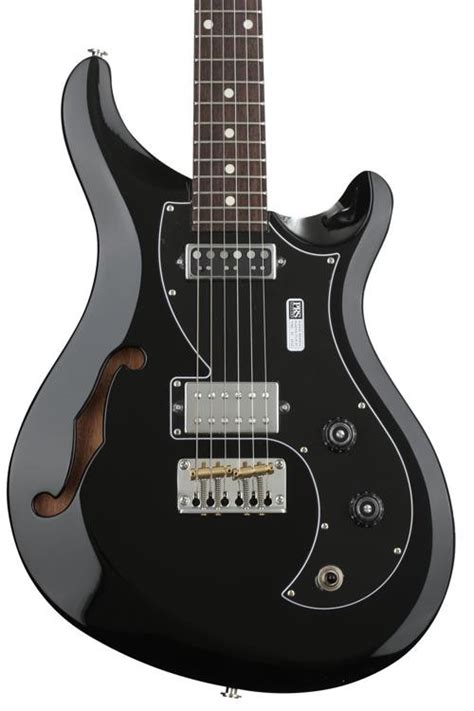 Prs S2 Vela Semi Hollow Black Sweetwater