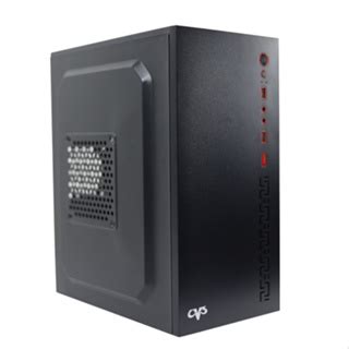 Cvs Computer Case With W Psu Mm Fan Flat Cables Black M