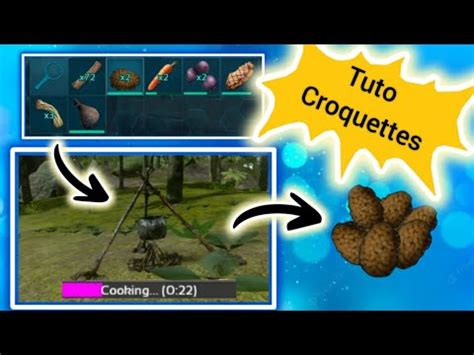 Comment Faire Des Croquettes Sur Ark Mobile Tuto Youtube