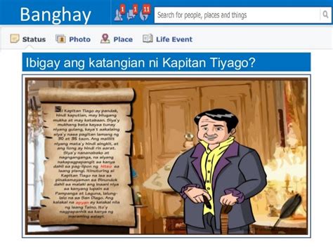 Noli Kabanata 6 Si Kapitan Tiyago