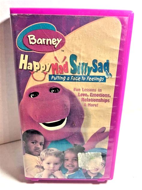 Barney Happy Mad Silly Sad Dvd 2003 Vhs Ebay