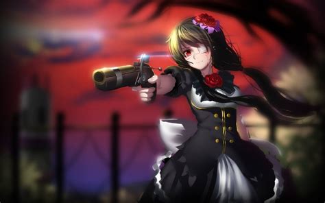 320x570 Resolution Female Anime Character Holding Gun Clip Art Date