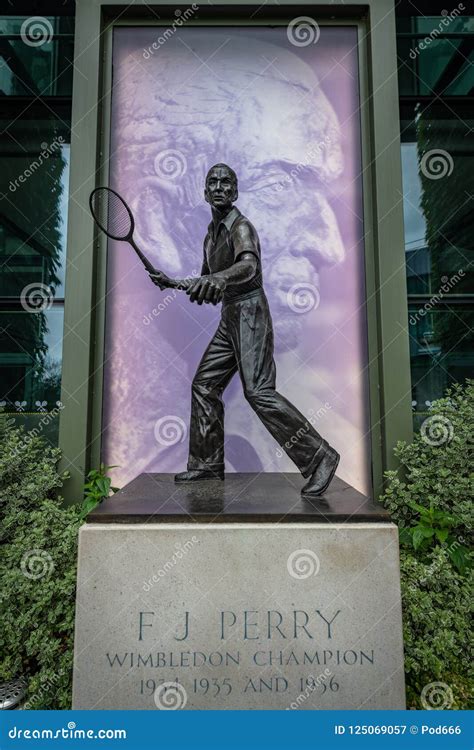 Fred Perry Statue Editorial Photo 53325643