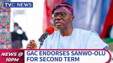 Lagos State Governance Advisory Council Endorses Go Sanwo Olu For 2nd Term Youtube