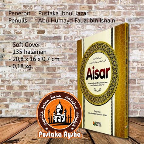 Jual ORIGINAL Aisar Penuntun Mudah Meluruskan Lisan Para Pembaca Al