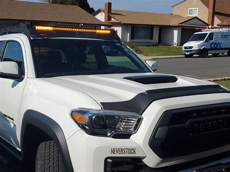 Cali Raised Led 40 Cut Out Prinsu Roof Rack Slim Led Light Bar Bracke Roof Top Overland