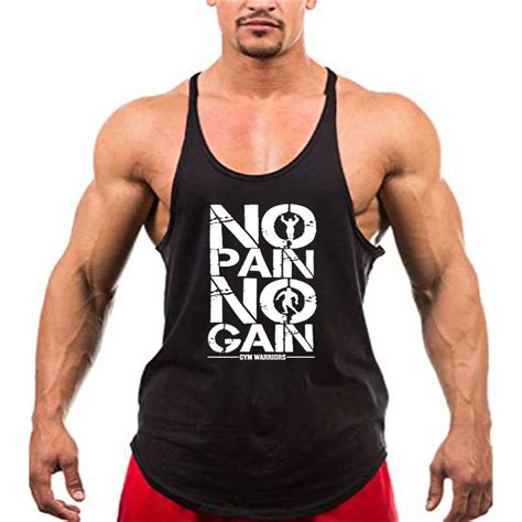 Muscleguys Round Hem Bodybuilder Gyms Clothes Men Stringer Tank Top Cm