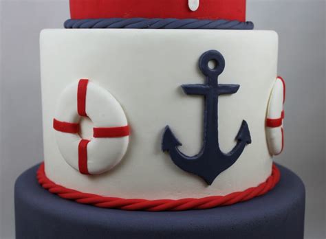 Nautical Birthday Cake Lil Miss Cakes