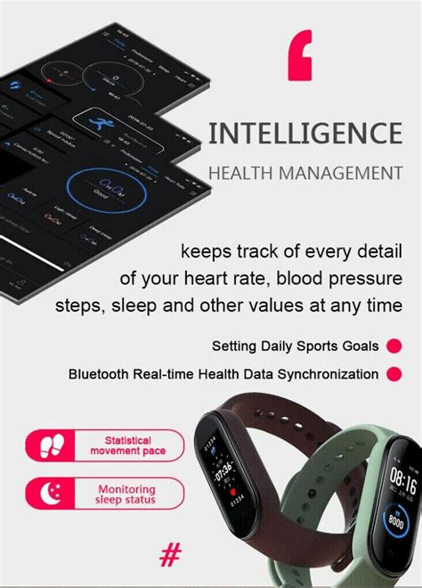 M Smart Sport Band Fitness Tracker Stappenteller Grandado