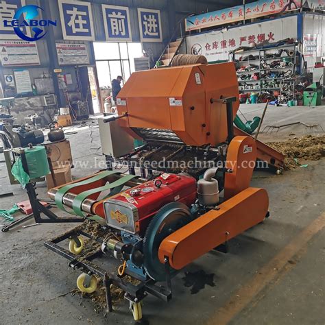 Baler And Wrapper Machine Feed Silage Grass Maize Corn Silage Round Hay