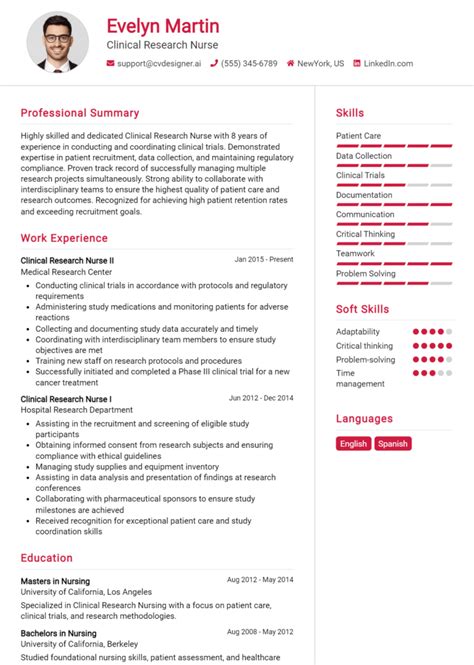 26 Clinical Research Nurse Resume Examples For 2024 Best Tips